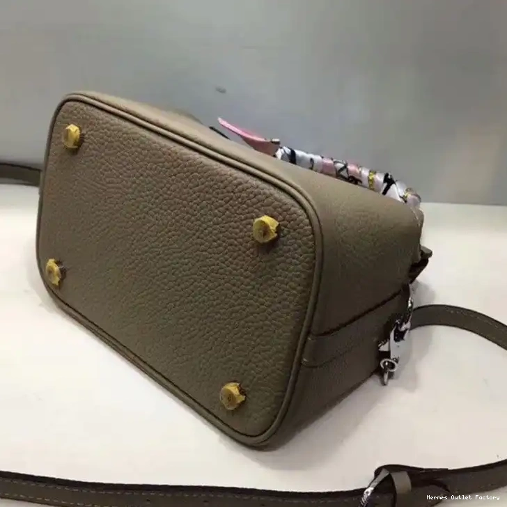 Affordable Swift Leather Bag In Hermes Toolbox Grey Hardware Palladium 0415